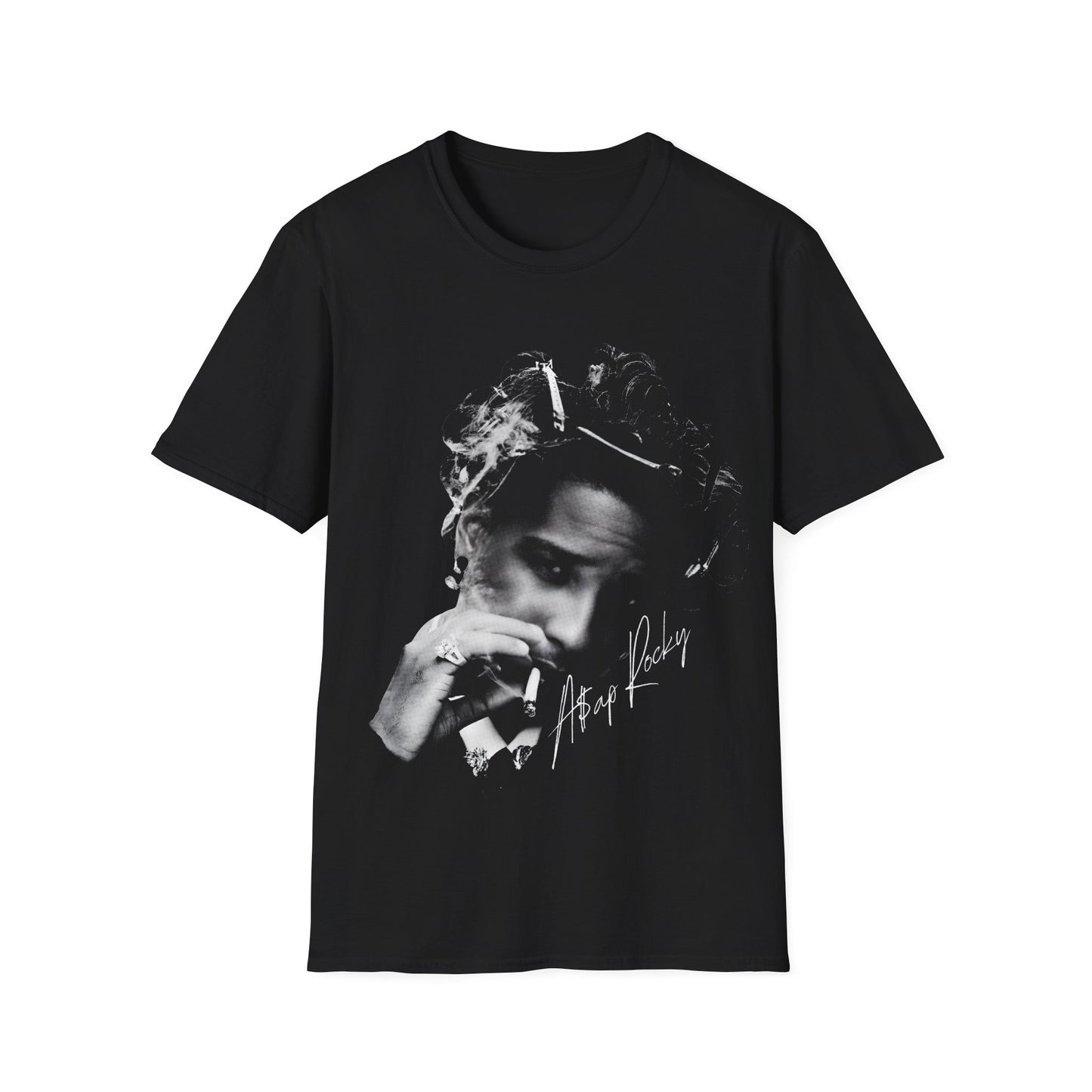 ASAP ROCKY BIG FACE RAP LEGENDS Unisex Softstyle T-Shirt