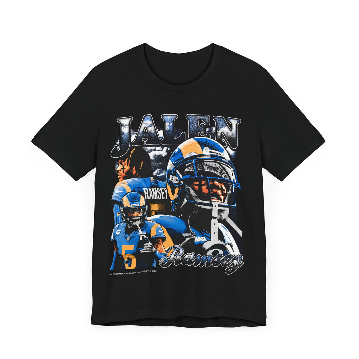 Vintage 90s Football Bootleg Style TShirt JALEN RAMSEY Unisex Graphic Tee Shirt