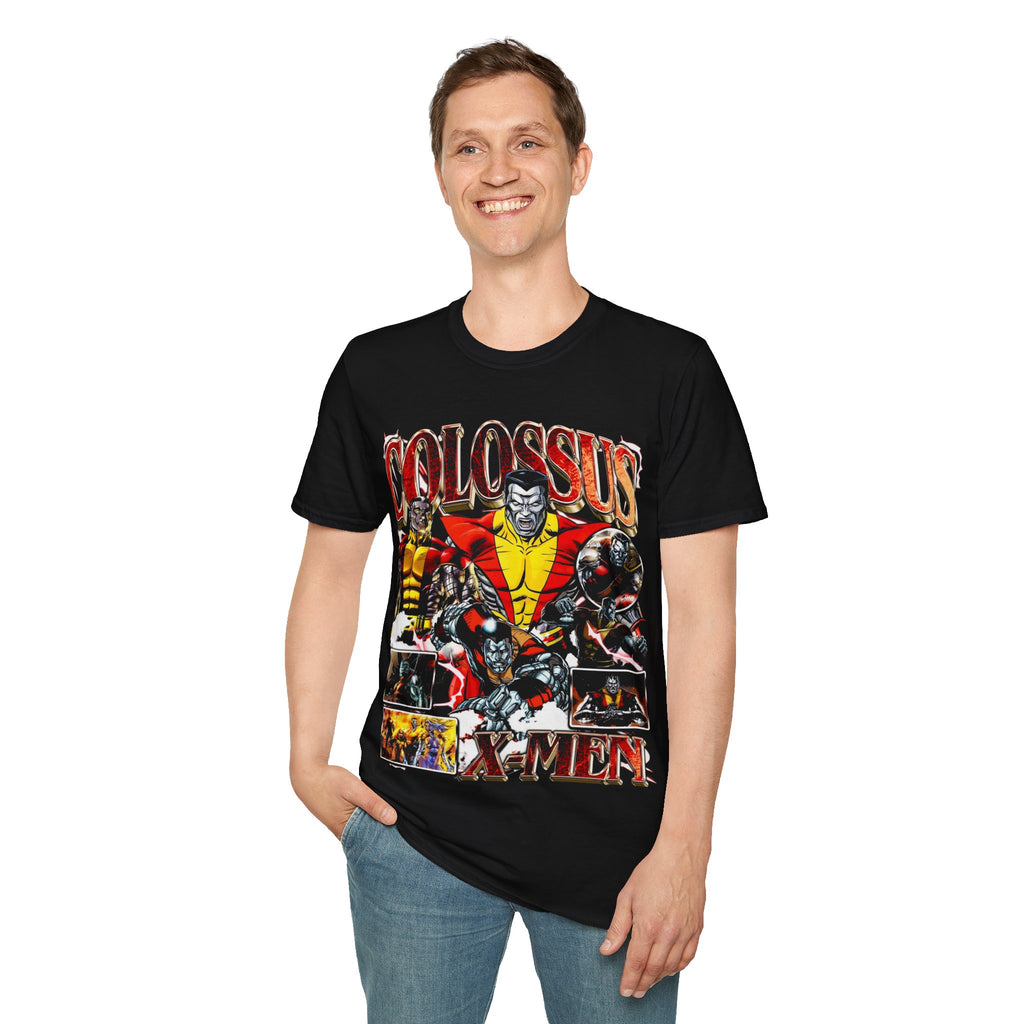 Vintage 90s Superheroes Bootleg Style T-Shirt, COLOSSUS Retro Superheroes Shirt Unisex Graphic Tee