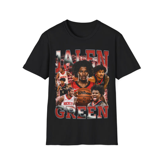 Vintage 90s Basketball Bootleg Style T-Shirt, JALEN GREEN Retro Basketball Shirt Unisex Graphic Tee