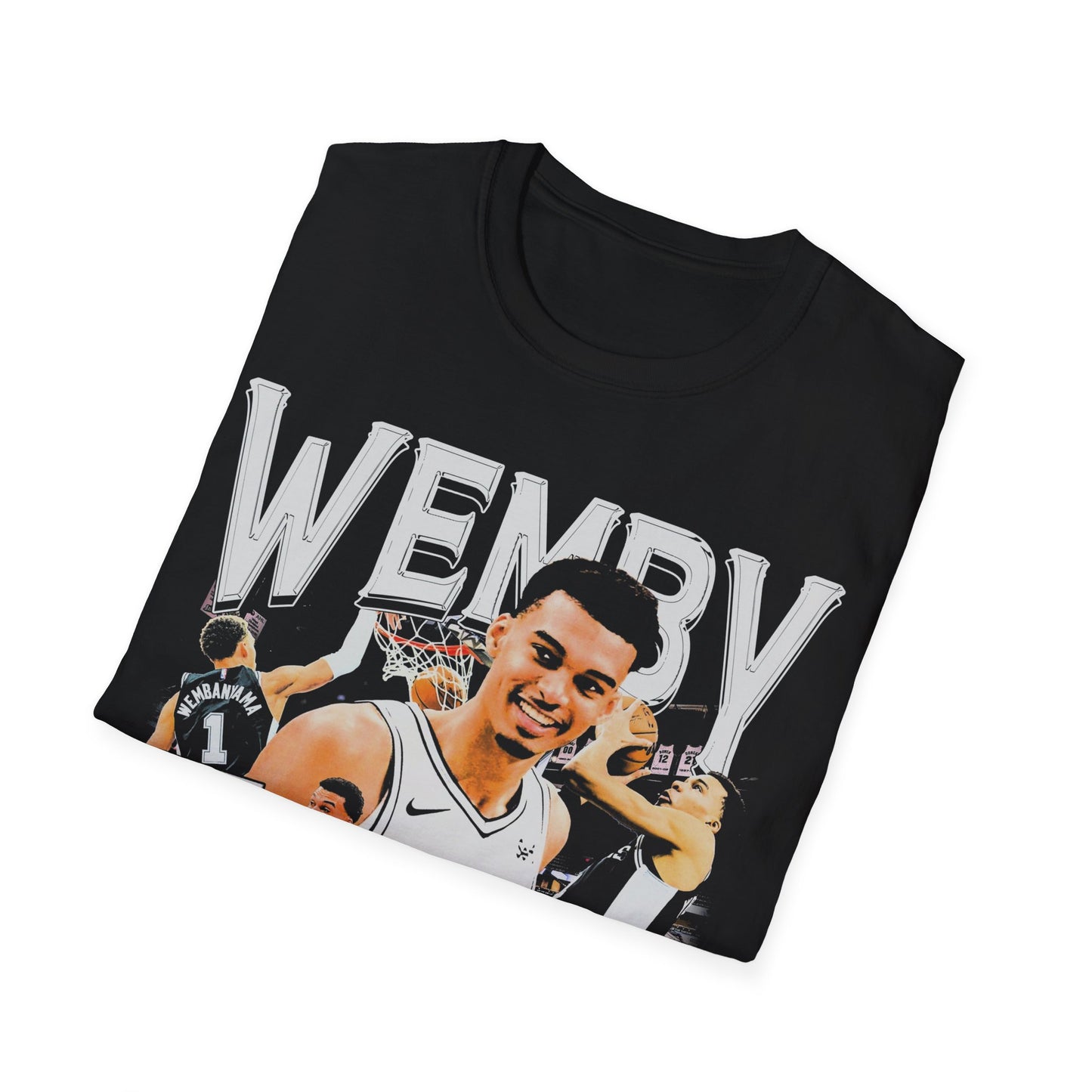 Vintage 90s Basketball Bootleg Style T-Shirt, WEMBY Retro Basketball Shirt Unisex Graphic Tee