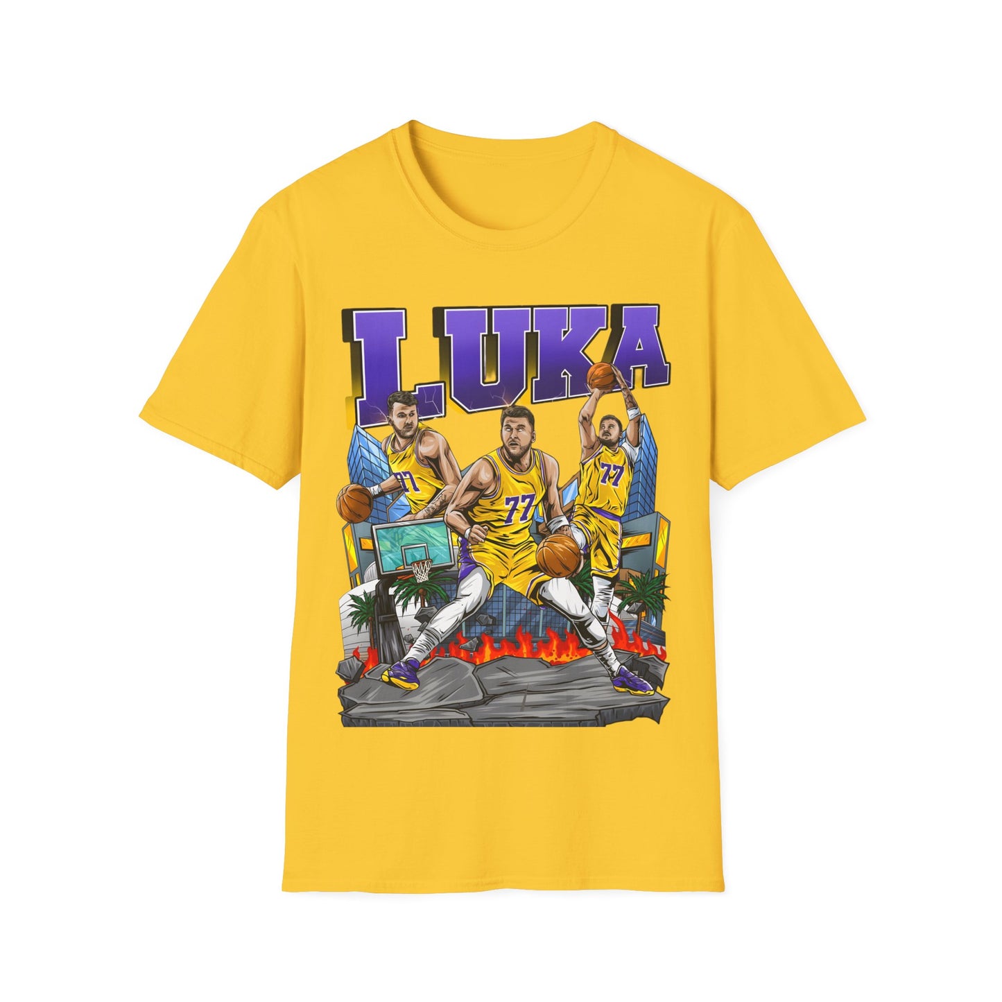 BASKETBALL LEGENDS LUKA Unisex Softstyle T-Shirt