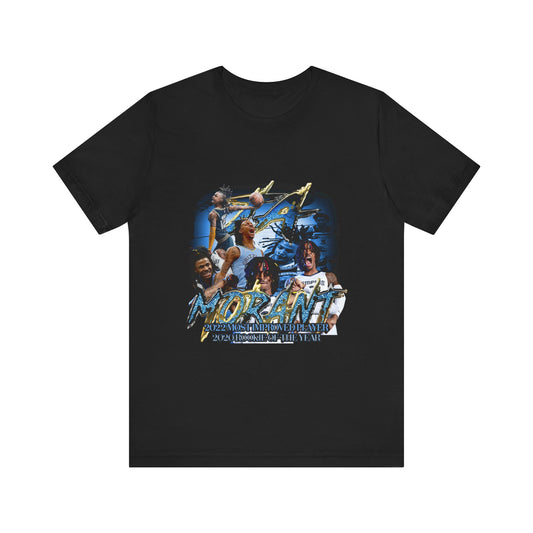 JA MORANT VINTAGE 90s Bootleg Unisex Jersey Short Sleeve Tee