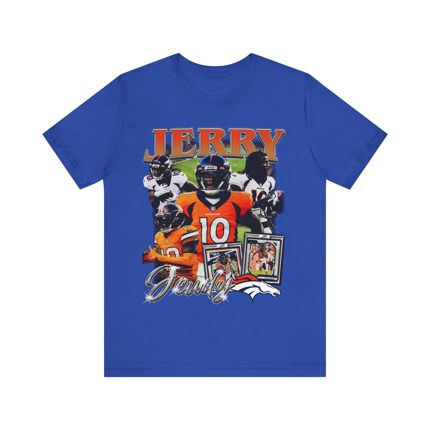 Vintage 90s Football Bootleg Style T-Shirt JERRY JEUDY Unisex Graphic Tee Shirt