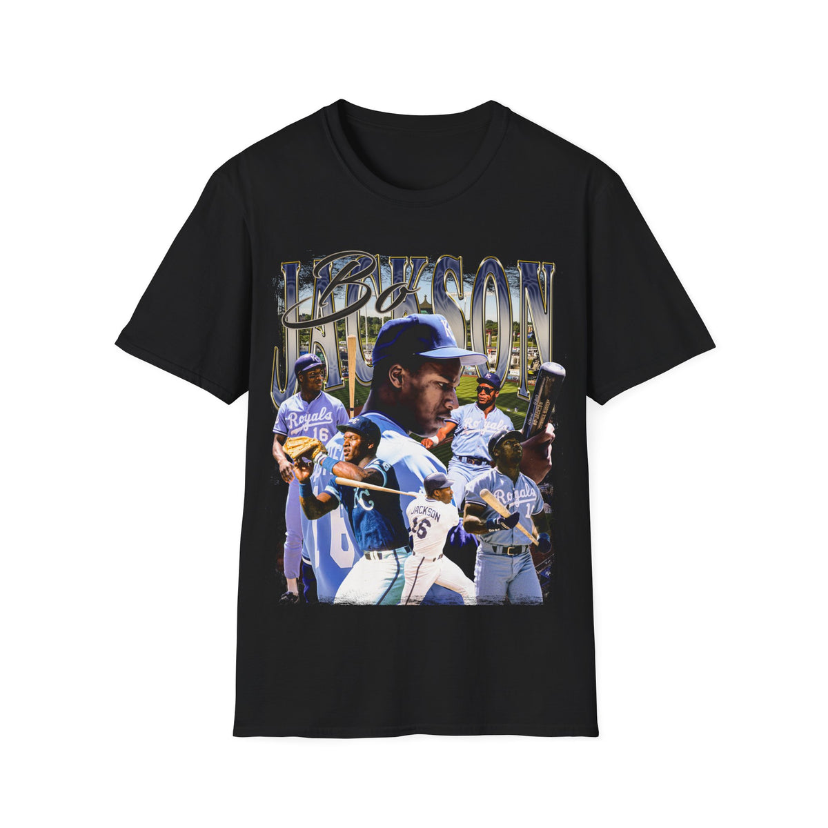 Vintage 90s Baseball Bootleg Style T-Shirt, BO JACKSON Retro Baseball Shirt Unisex Graphic Tee