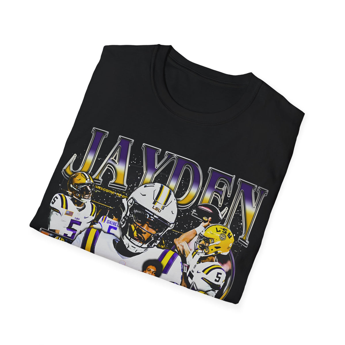 Vintage 90s Football Bootleg Style T-Shirt, JAYDEN DANIELS Vintage Graphic Tee, Retro Football Shirt Unisex Graphic Tee Shirt