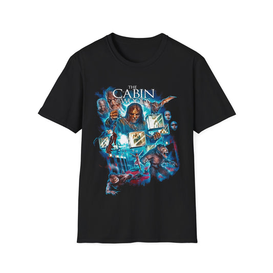 HALLOWEEN CABIN IN THE WOODS Unisex Softstyle T-Shirt