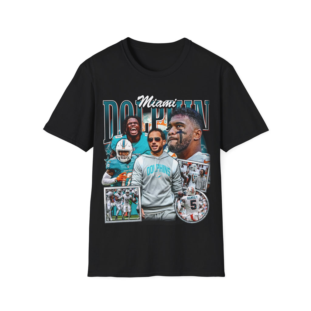 Vintage 90s Football Bootleg Style T-Shirt, MIAMI Vintage Graphic Tee, Retro Football Shirt Unisex Graphic Tee Shirt