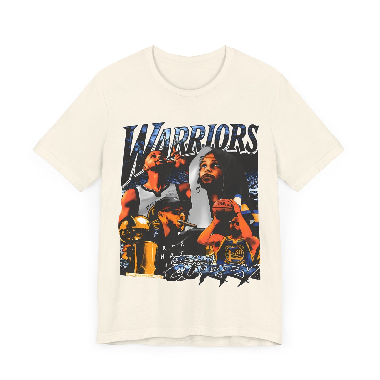 Vintage 90s Basketball Bootleg Style T-Shirt, WARRIOR STEPH CURRY Unisex Tee