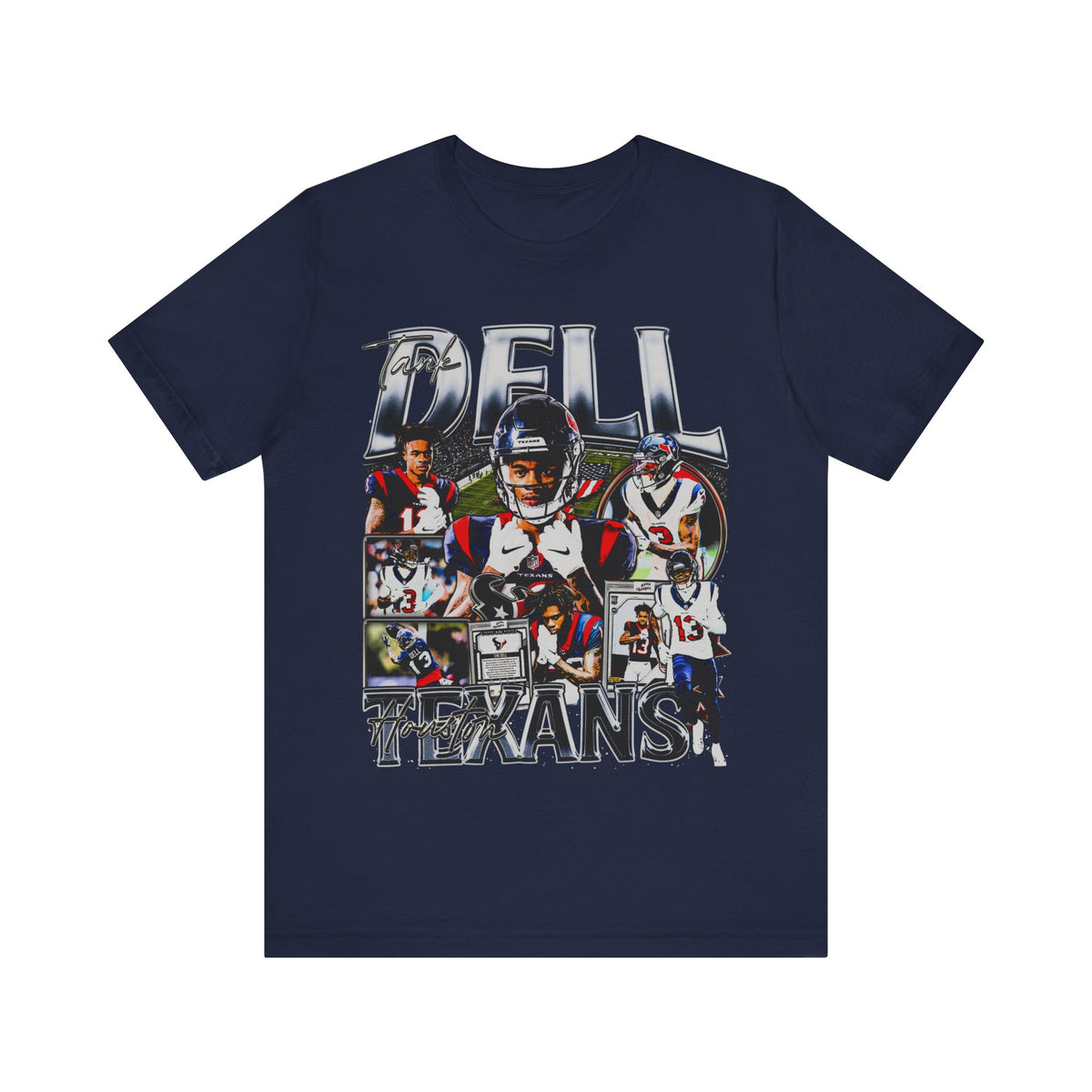 Vintage 90s Football Bootleg Style T-Shirt TANK DELL 90s Unisex Graphic Tee