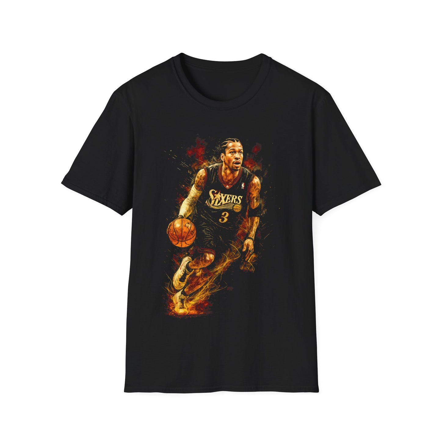 IVERSON BASKETBALL LEGENDS Unisex Softstyle T-Shirt