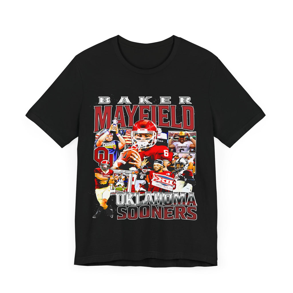 Vintage 90s Football Bootleg Style TShirt BAKER MAYFIELD Unisex Graphic Tee
