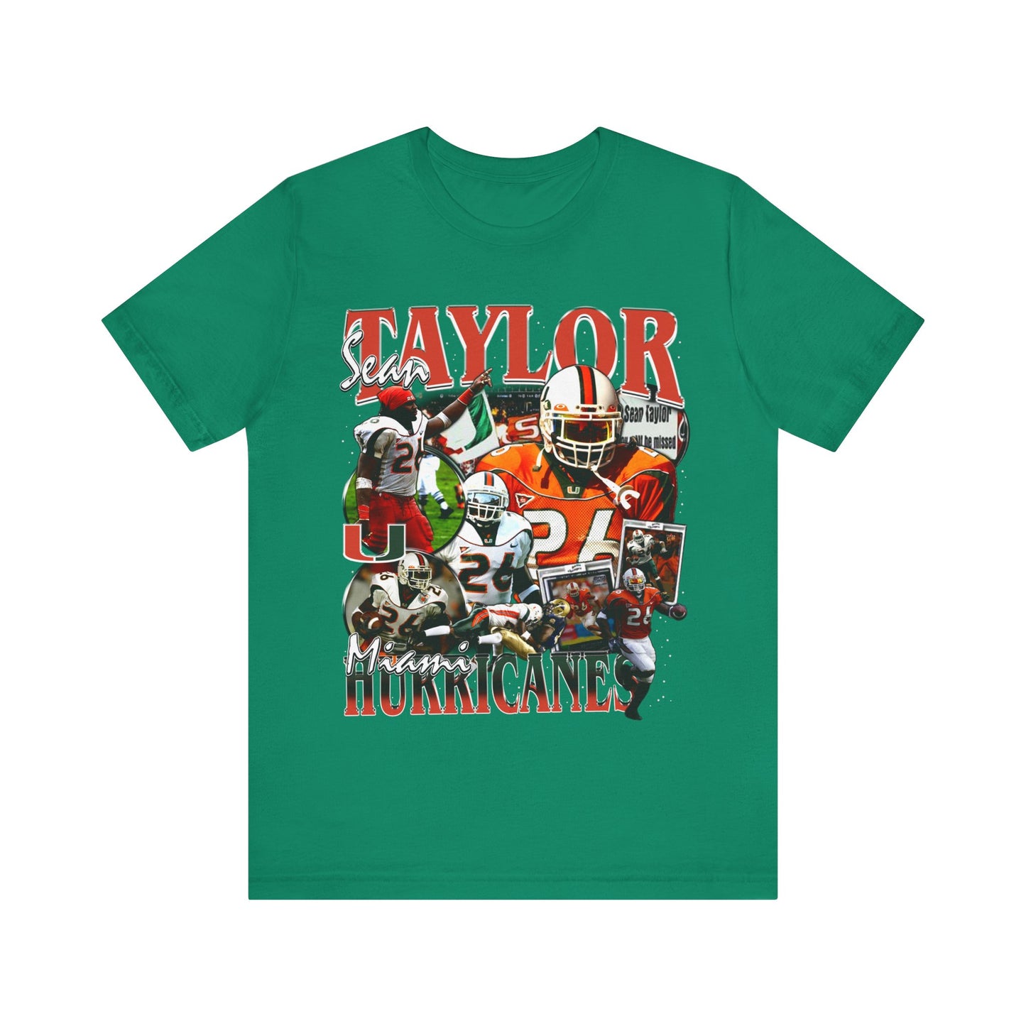 Vintage 90s Football Bootleg Style TShirt SEAN TAYLOR Unisex Graphic Tee Shirt