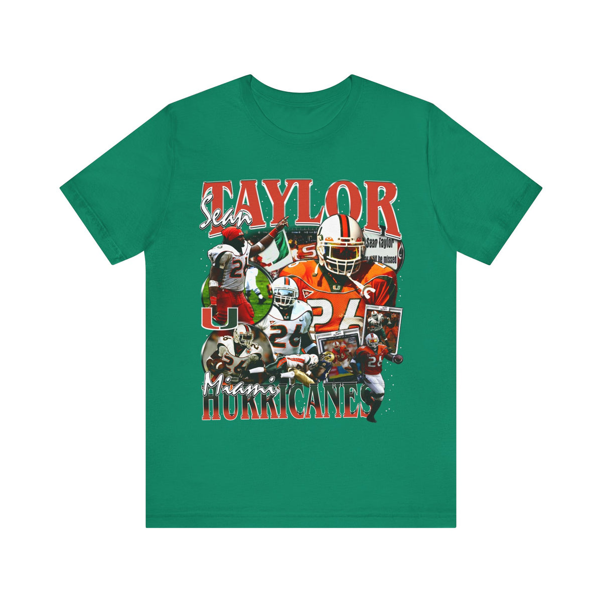 Vintage 90s Football Bootleg Style TShirt SEAN TAYLOR Unisex Graphic Tee Shirt