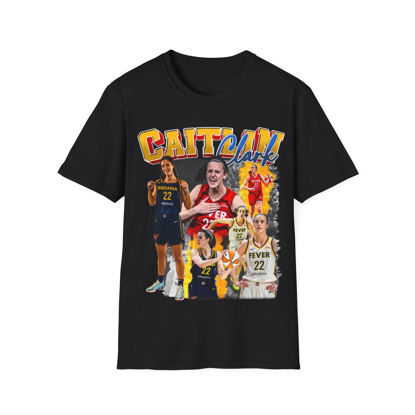 Vintage 90s Basketball Bootleg Style T-Shirt, CAITLIN CLARK FEVER Graphic Tee, Retro Basketball Shirt Unisex Graphic Tee