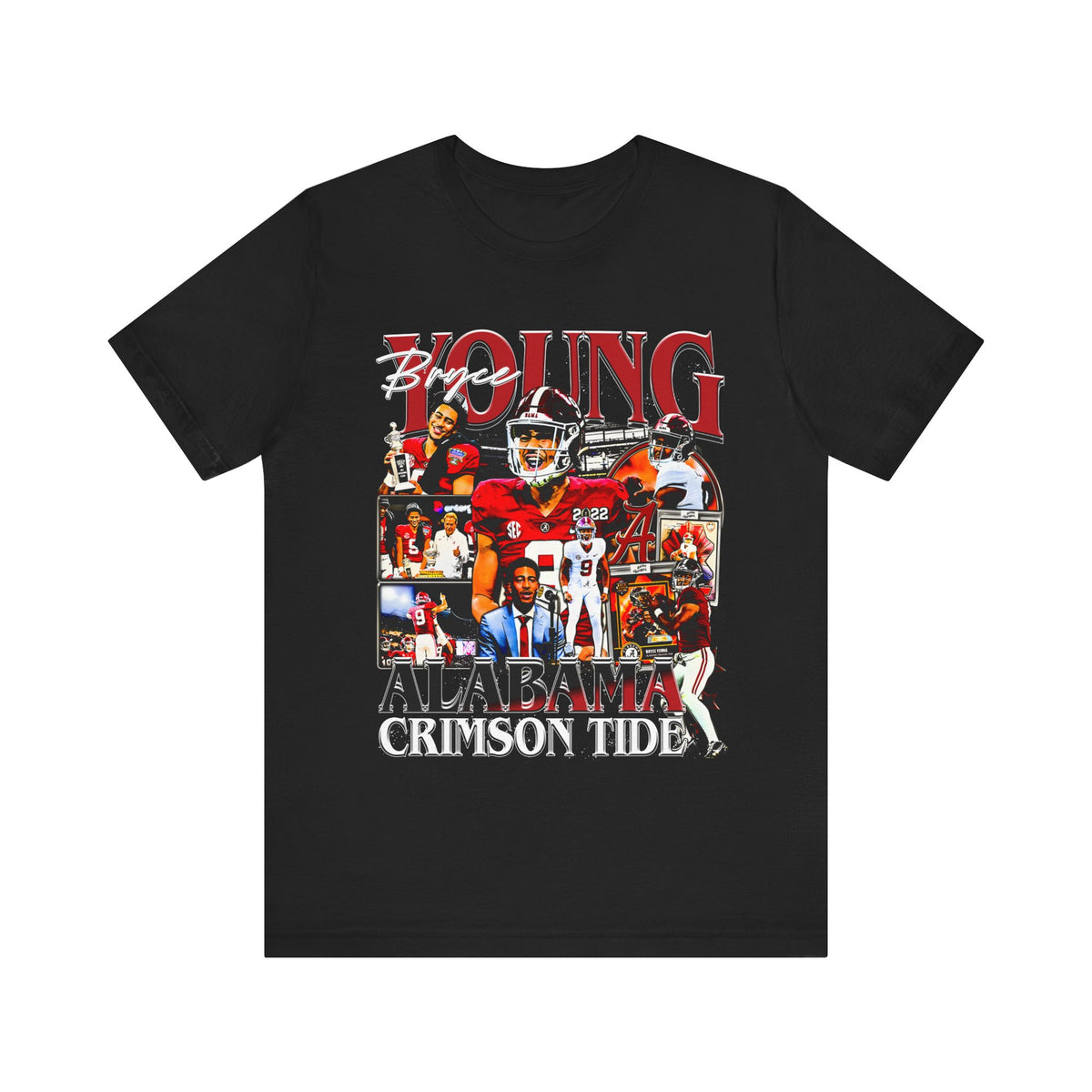 Vintage 90s Football Bootleg Style TShirt BRYCE YOUNG Unisex Graphic Tee Shirt