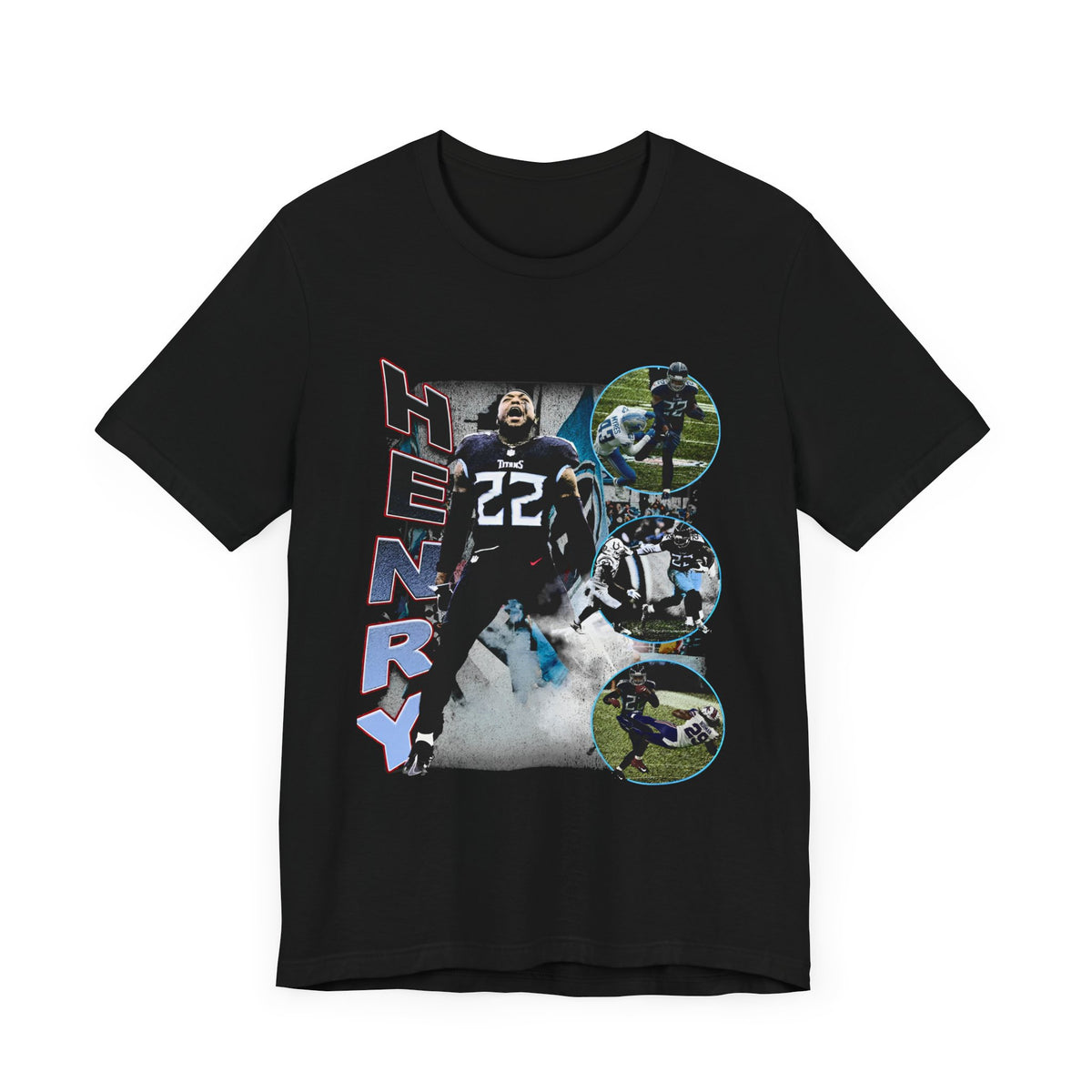 Vintage 90s Football Bootleg Style T-Shirt, DERRICK HENRY Unisex Tee Shirt