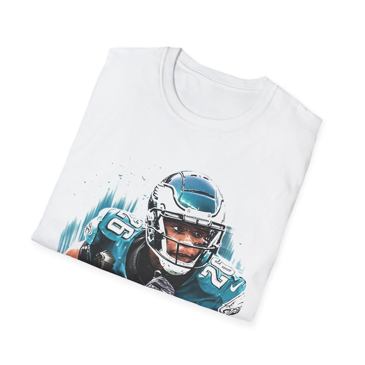 Vintage 90s Football Bootleg Style T-Shirt, SAQUON BARKLEY Retro Football Shirt Unisex Graphic Tee