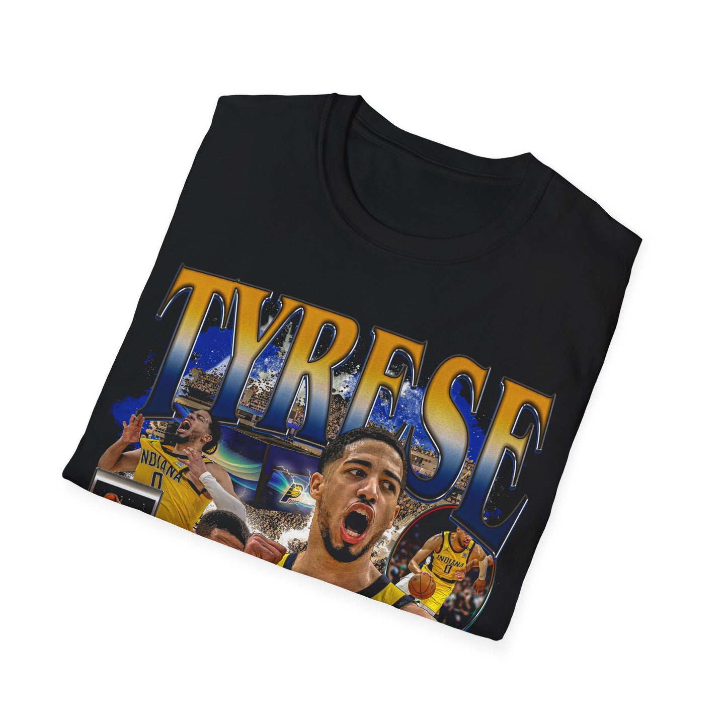 Vintage 90s Basketball Bootleg Style T-Shirt TYRESE HALIBURTON 0 Graphic Tee, Retro Basketball Shirt Unisex Graphic Tee Shirt