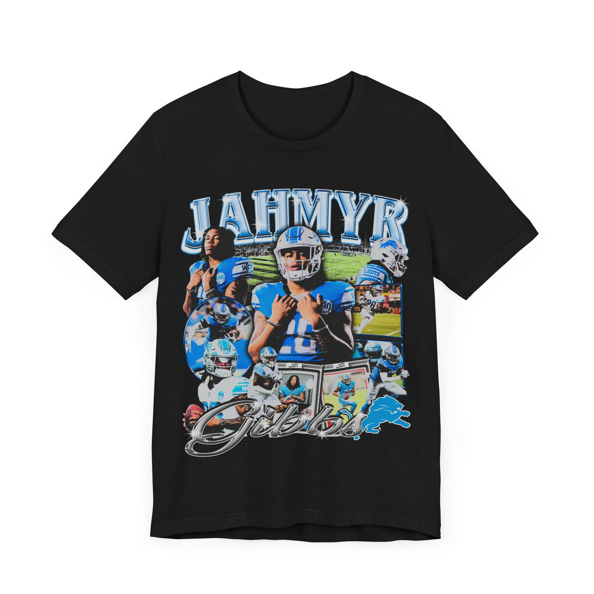 Vintage 90s Football Bootleg Style T-Shirt JAHMYR GIBBS Unisex Graphic Tee Shirt