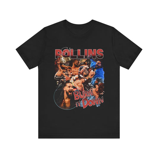 Vintage 90s Fighter Bootleg Style TShirt SETH ROLLINS Unisex Graphic Tee