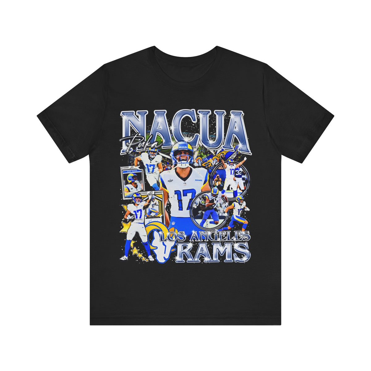 Vintage 90s Football Bootleg Style T-Shirt PUKA NACUA Unisex Graphic Tee Shirt