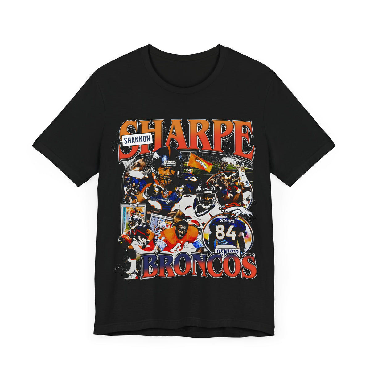 Vintage 90s Football Bootleg Style T-Shirt SHANNON SHARPE Unisex Graphic Tee