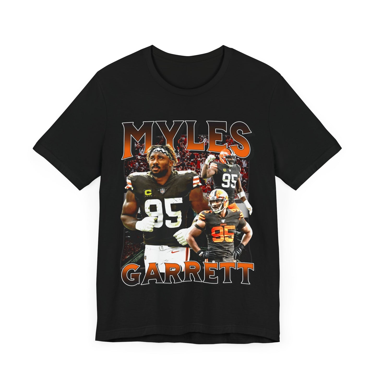 Vintage 90s Football Bootleg Style T-Shirt MYLES GARRETT Unisex Graphic Tee