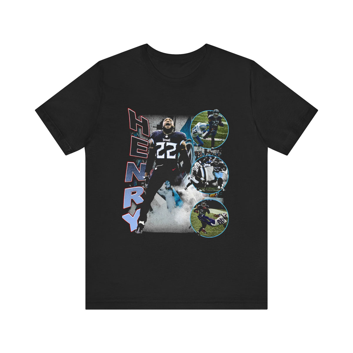 Vintage 90s Football Bootleg Style T-Shirt, DERRICK HENRY Unisex Tee Shirt