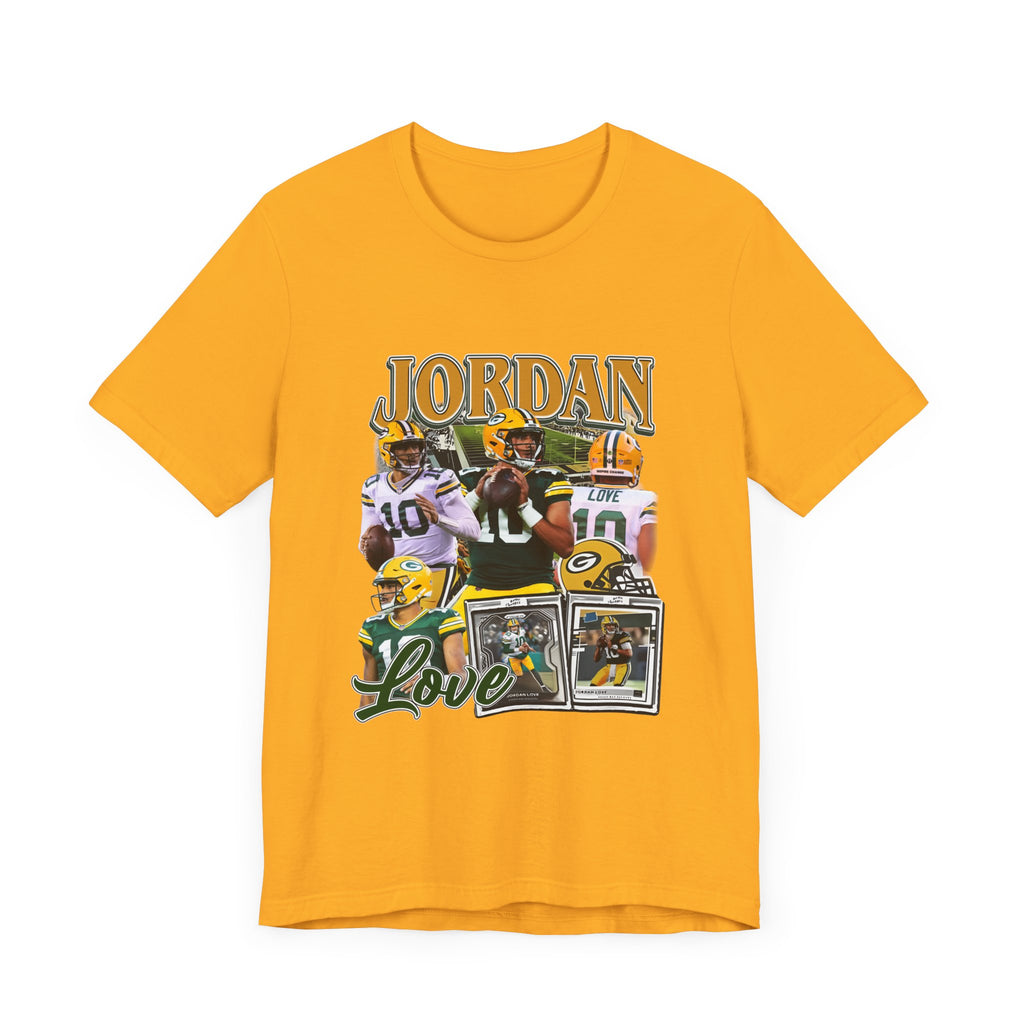 Vintage 90s Football Bootleg Style T-Shirt JORDAN LOVE Unisex Graphic Tee Shirt