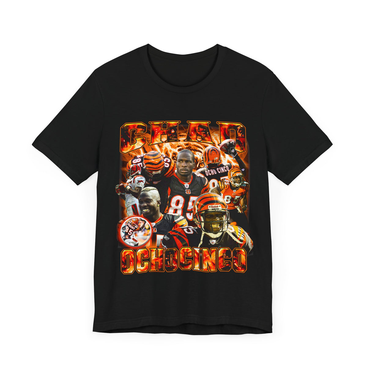 Vintage 90s Football Bootleg Style T-Shirt CHAD OCHOCINCO Unisex Graphic Tee