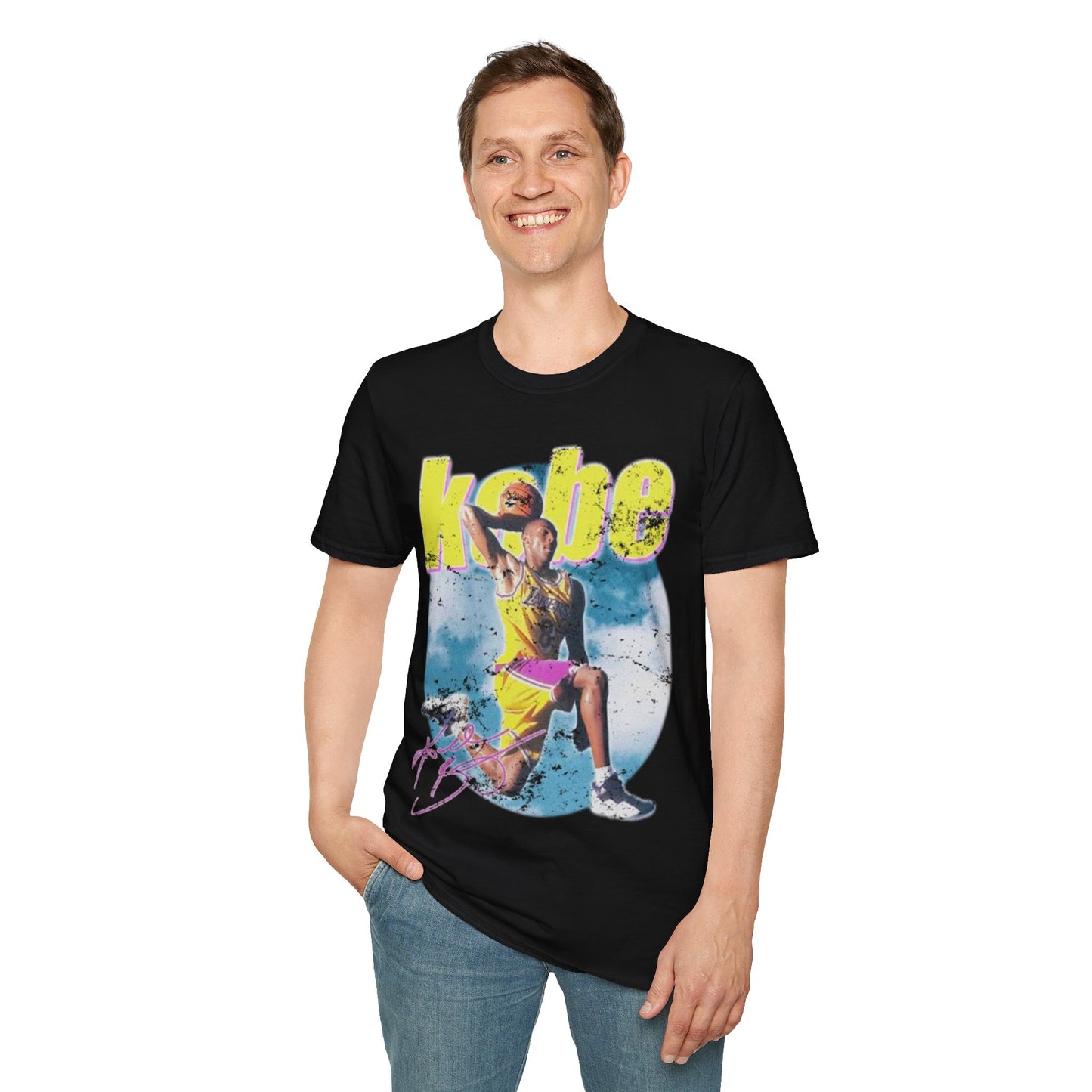 Vintage 90s Basketball Bootleg Style T-Shirt, KB SKY Retro Basketball Shirt Unisex Graphic Tee