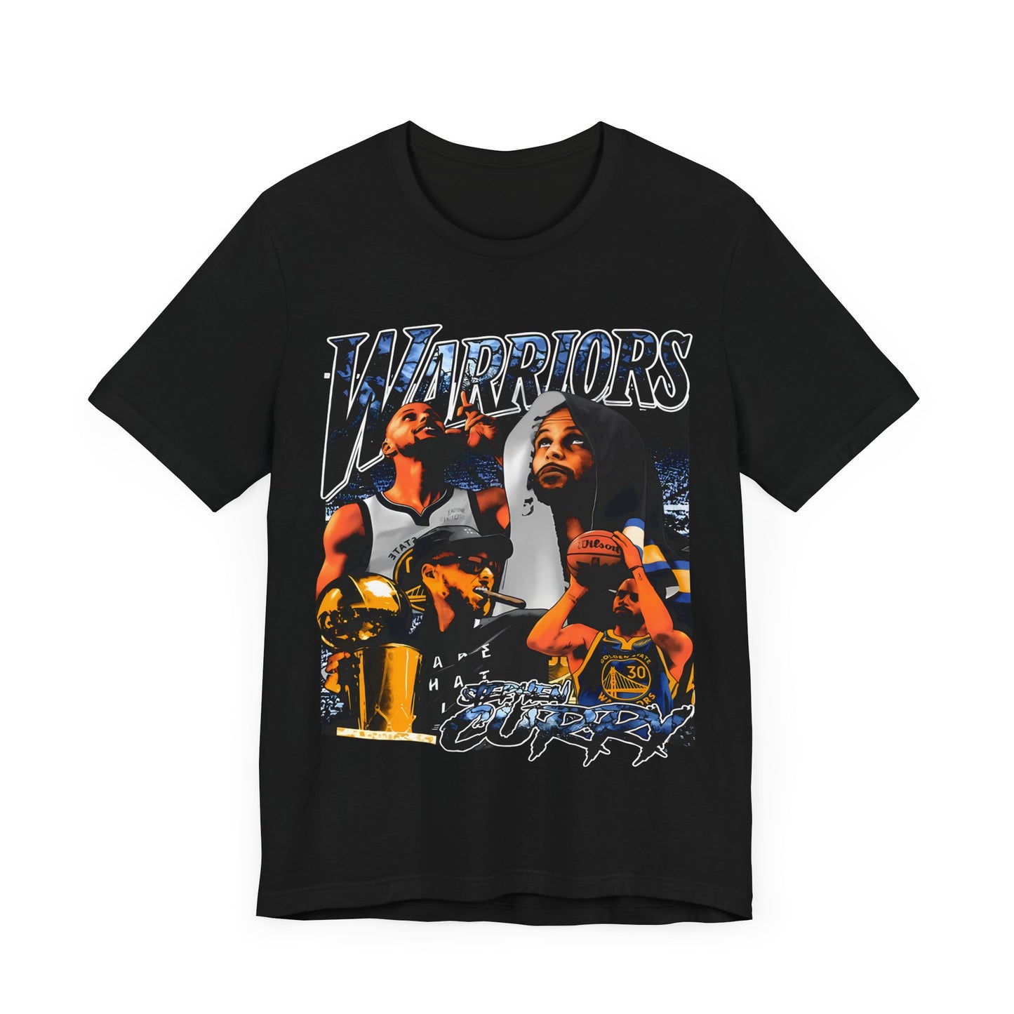 Vintage 90s Basketball Bootleg Style T-Shirt, WARRIOR STEPH CURRY Unisex Tee