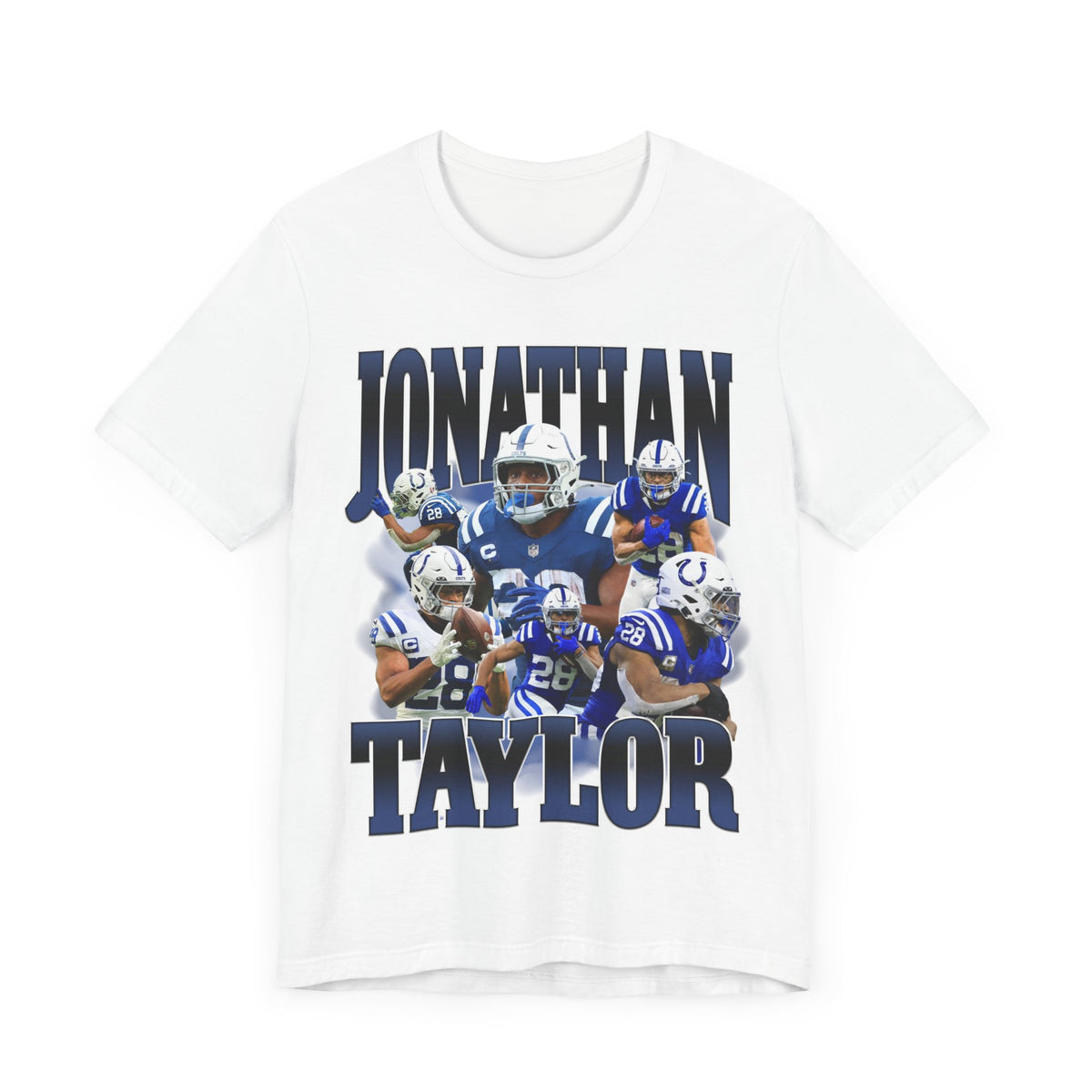 Vintage 90s Football Bootleg Style TShirt JOHNATHAN TAYLOR Unisex Graphic Tee