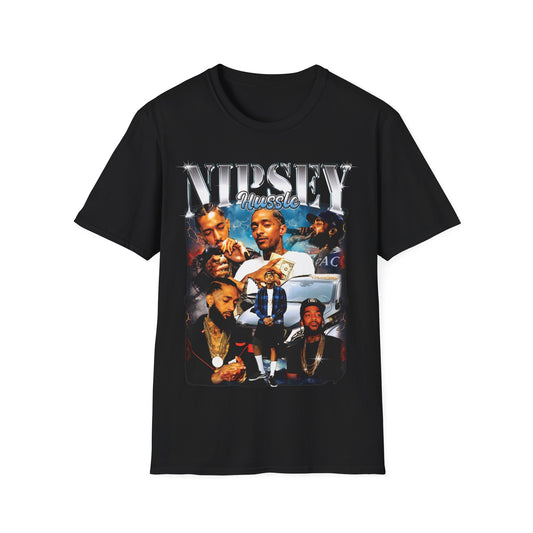 Vintage 90s Rap Bootleg Style T-Shirt NIPSEY Vintage Graphic Tee, Retro Rap Shirt Unisex Graphic Tee Shirt