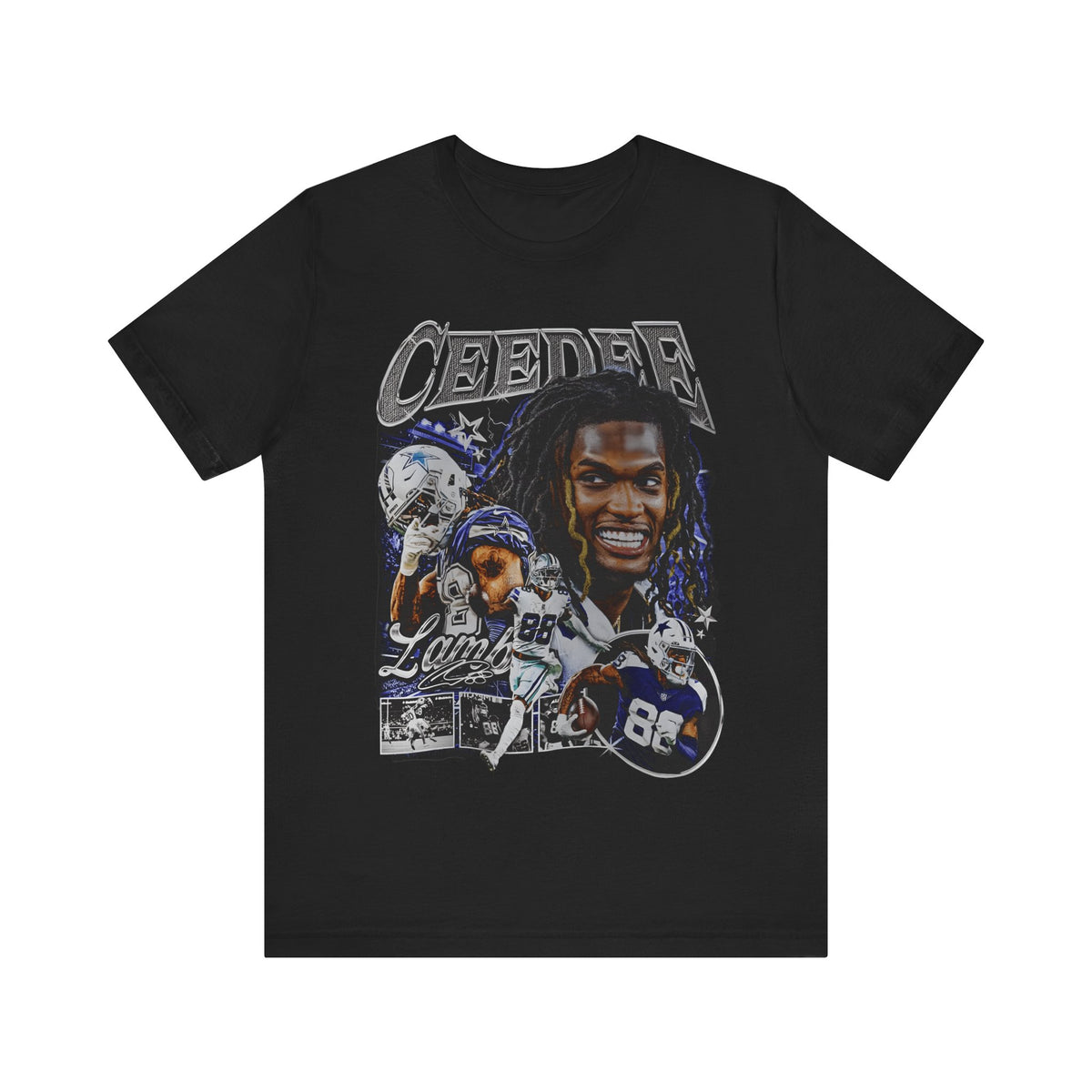 Vintage 90s Football Bootleg Style T-Shirt CEEDEE LAMB Unisex Graphic Tee Shirt