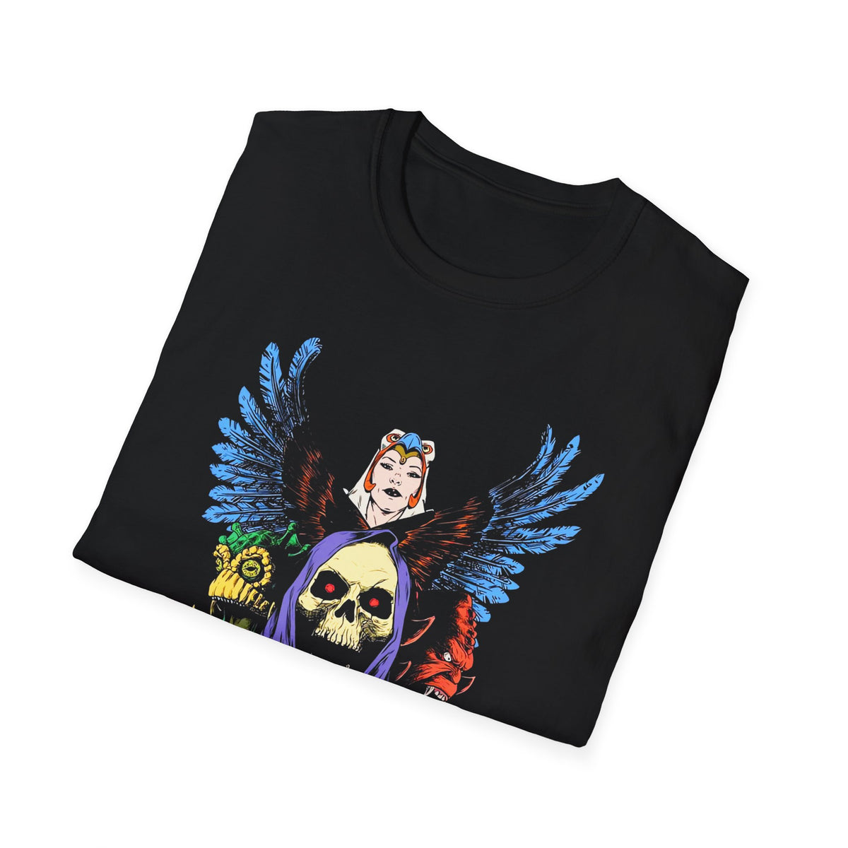 80S LEGENDS SKELETOR & CREW Unisex Softstyle T-Shirt