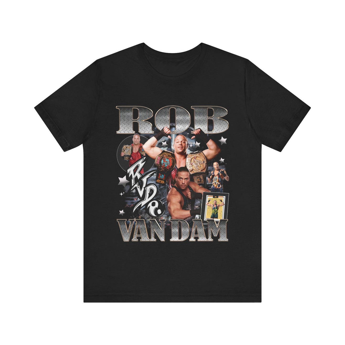 Vintage 90s Bootleg Style T-Shirt, ROB VAN DAM Unisex Graphic Tee Shirt