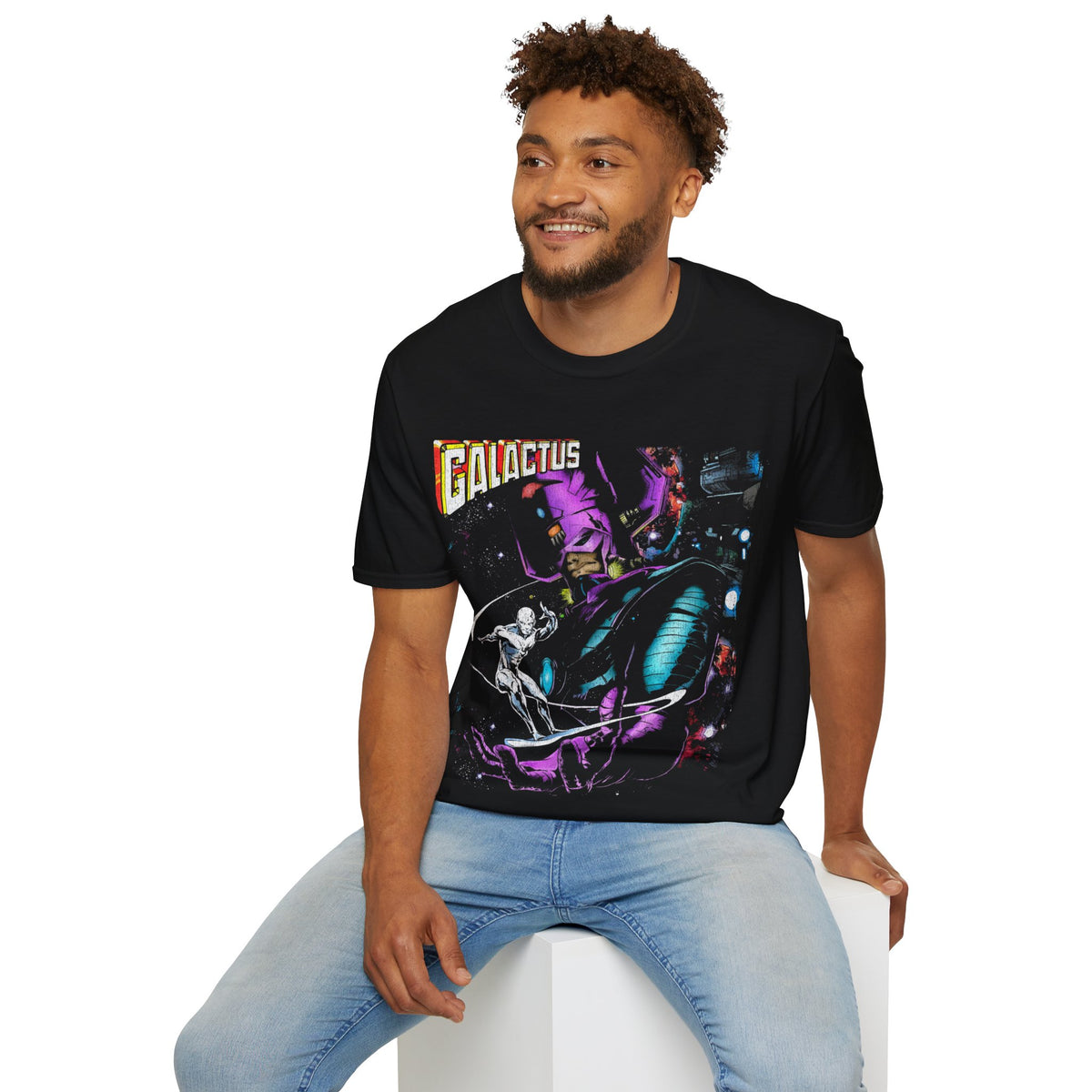 Vintage 90s Superheroes Bootleg Style T-Shirt, GALACTUS Retro Superheroes Shirt Unisex Graphic Tee