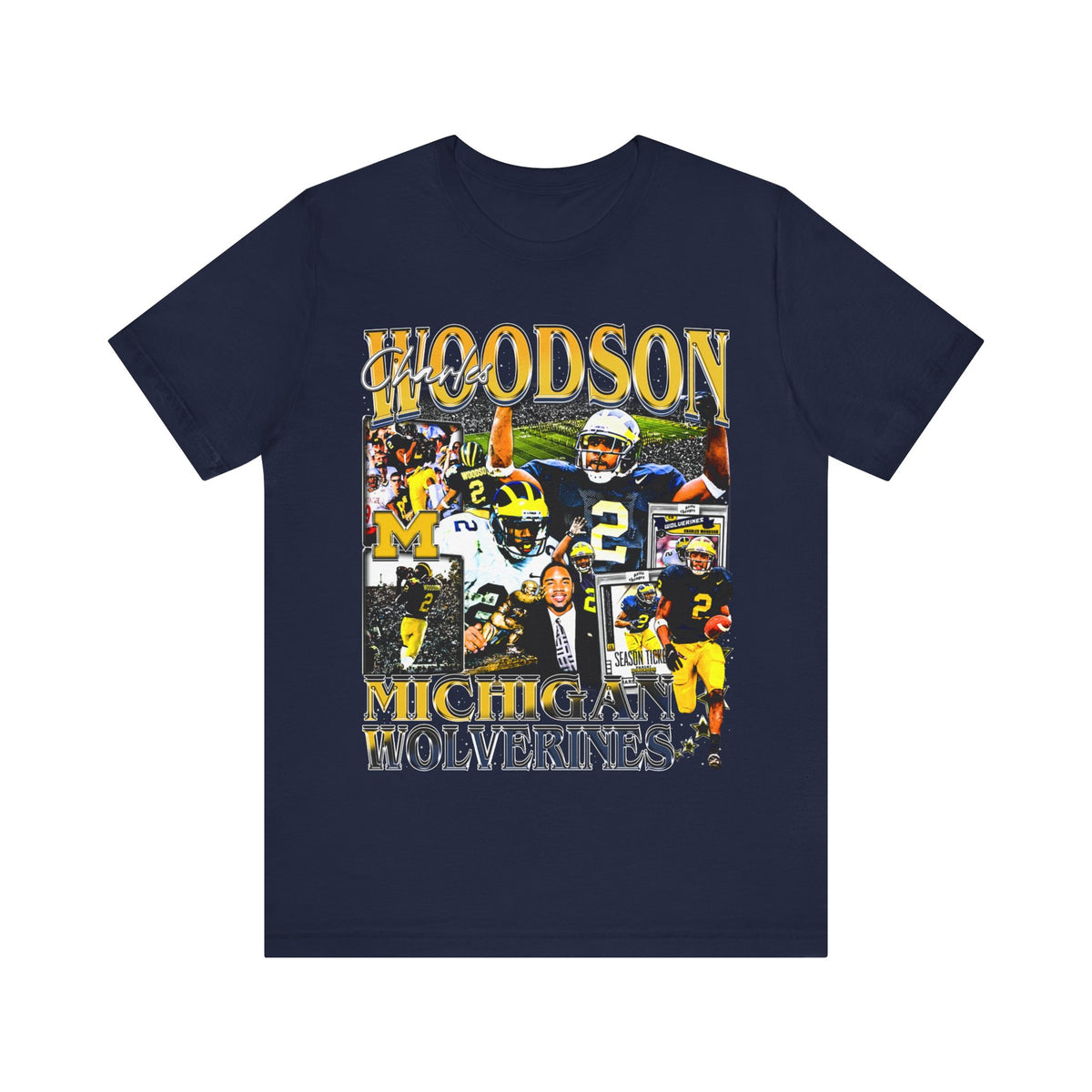 Vintage 90s Football Bootleg Style TShirt CHARLES WOODSON Unisex Graphic Tee