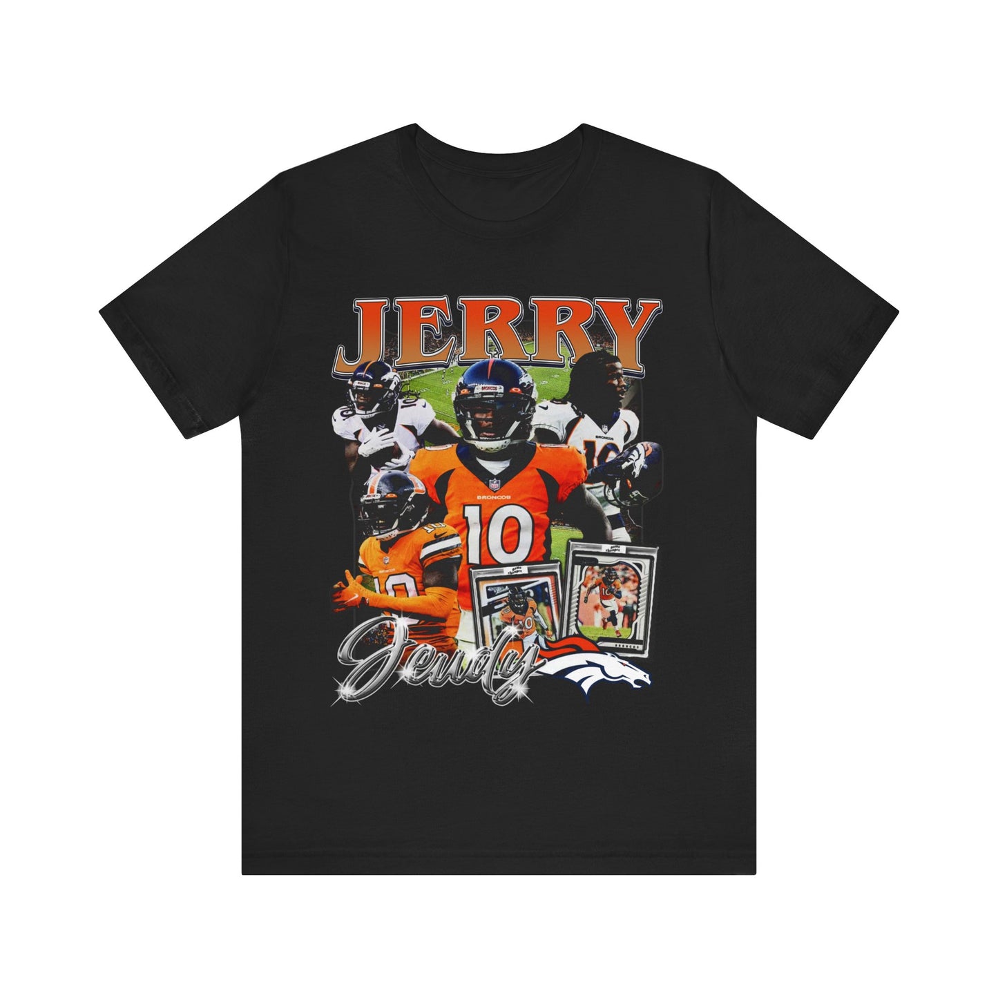 Vintage 90s Football Bootleg Style T-Shirt JERRY JEUDY Unisex Graphic Tee Shirt