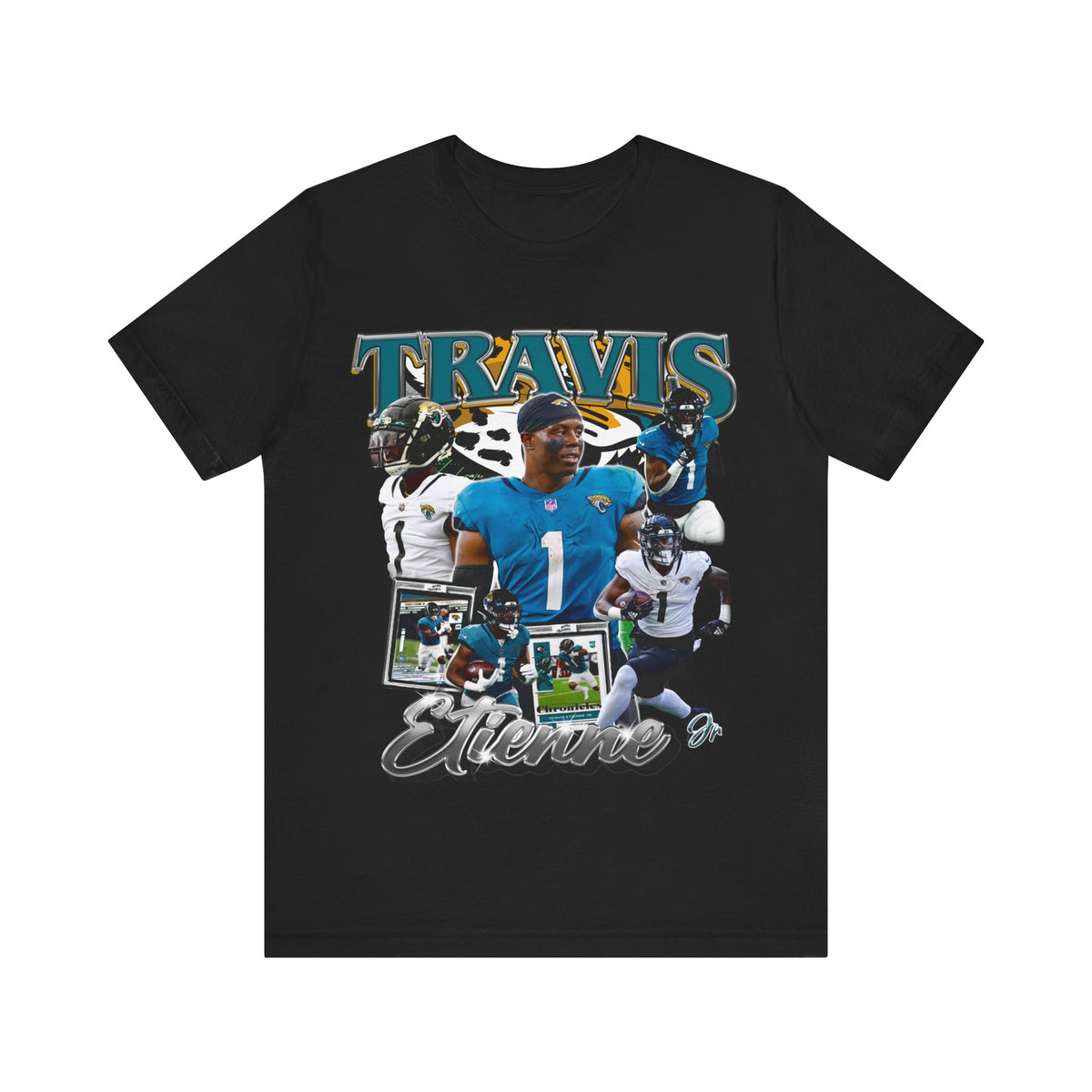 Vintage 90s Football Bootleg Style T-Shirt TRAVIS ETIENE Unisex Graphic Tee