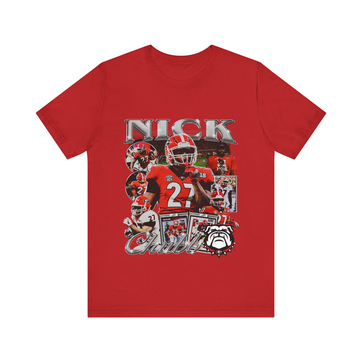 Vintage 90s Football Bootleg Style TShirt NICK CHUBB Unisex Graphic Tee Shirt
