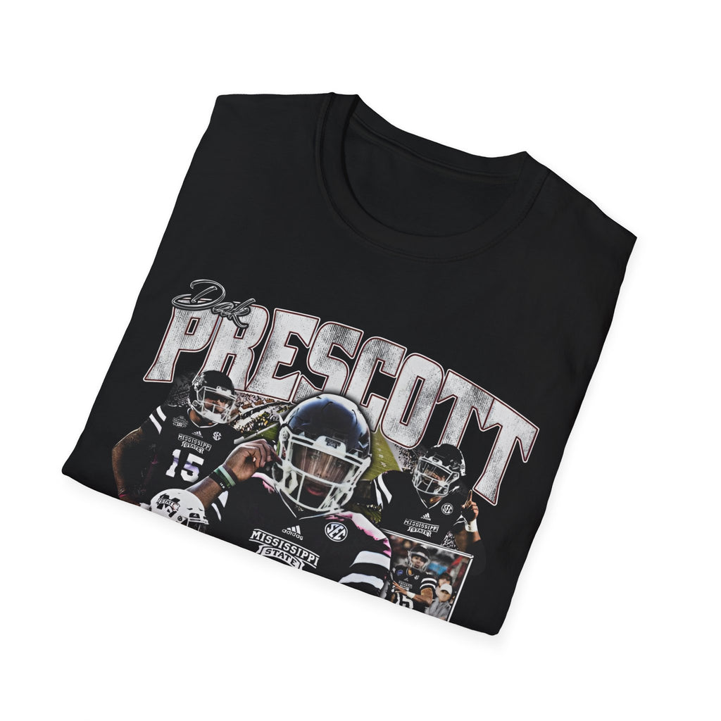 Vintage 90s Football Bootleg Style T-Shirt, DAK MS ST Vintage Graphic Tee, Retro Football Shirt Unisex Graphic Tee Shirt