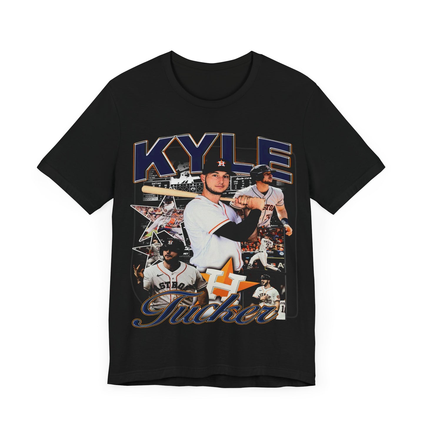 Vintage 90s Baseball Bootleg Style T-Shirt KYLE TUCKER 90s Unisex Graphic Tee