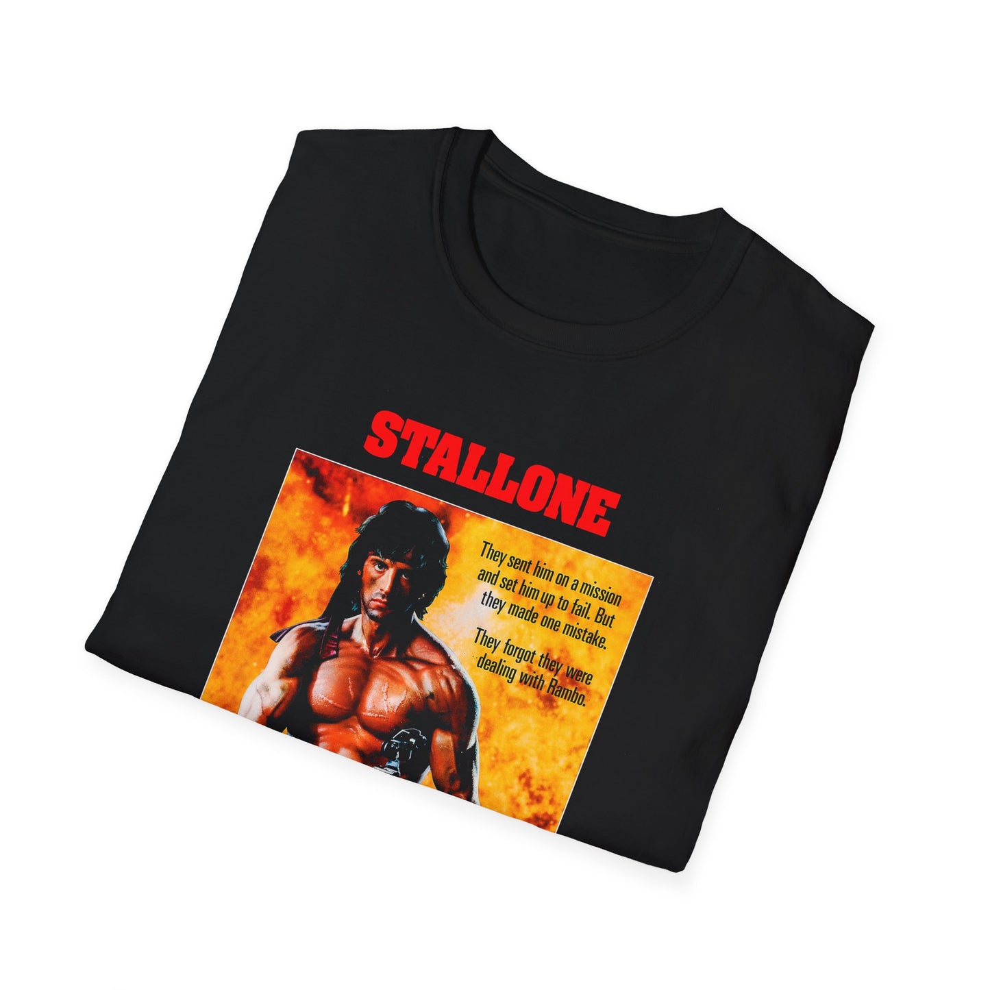 RAMBO POP CULTURE Unisex Softstyle T-Shirt