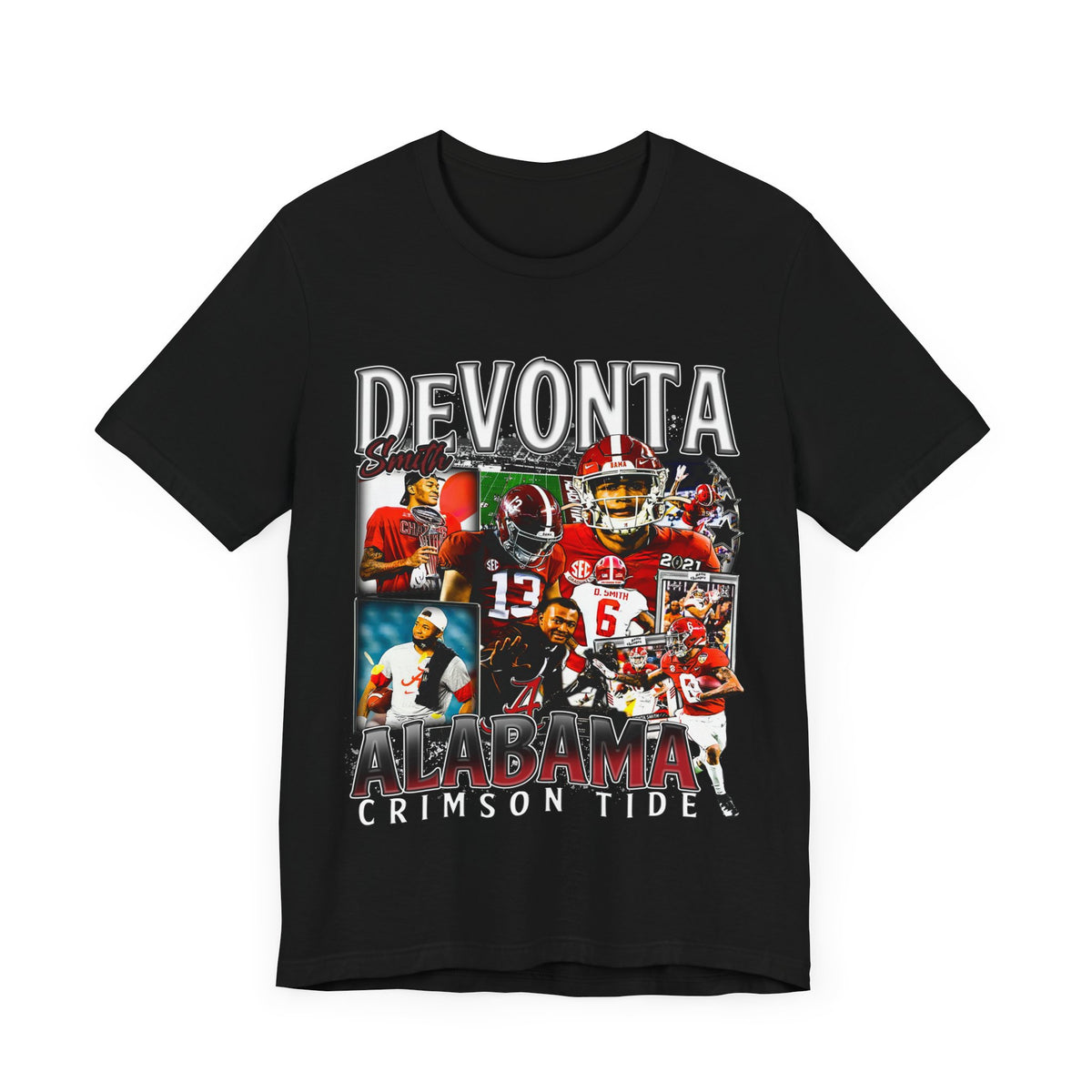 Vintage 90s Football Bootleg Style TShirt DEVONTA SMITH Unisex Graphic Tee Shirt