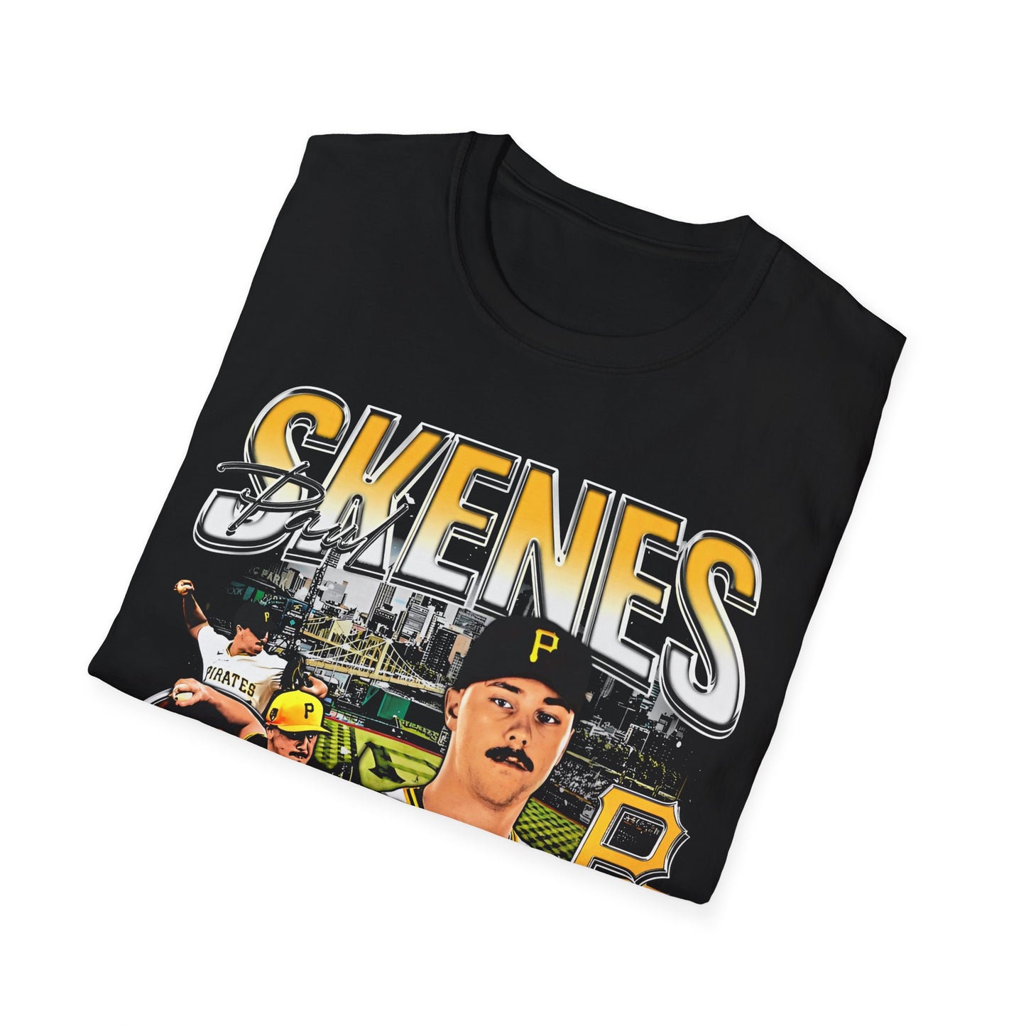 Vintage 90s Baseball Bootleg Style T-Shirt, PAUL SKENES Vintage Graphic Tee, Retro Baseball Shirt Unisex Graphic Tee