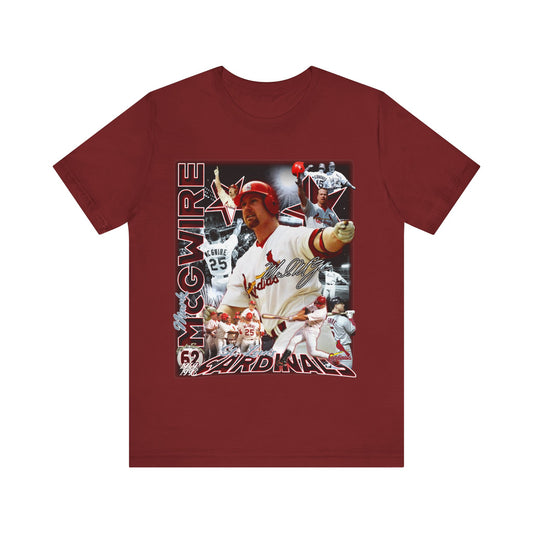 Vintage 90s Baseball Bootleg Style T-Shirt MARK MCGWIRE Unisex Graphic Tee Shirt