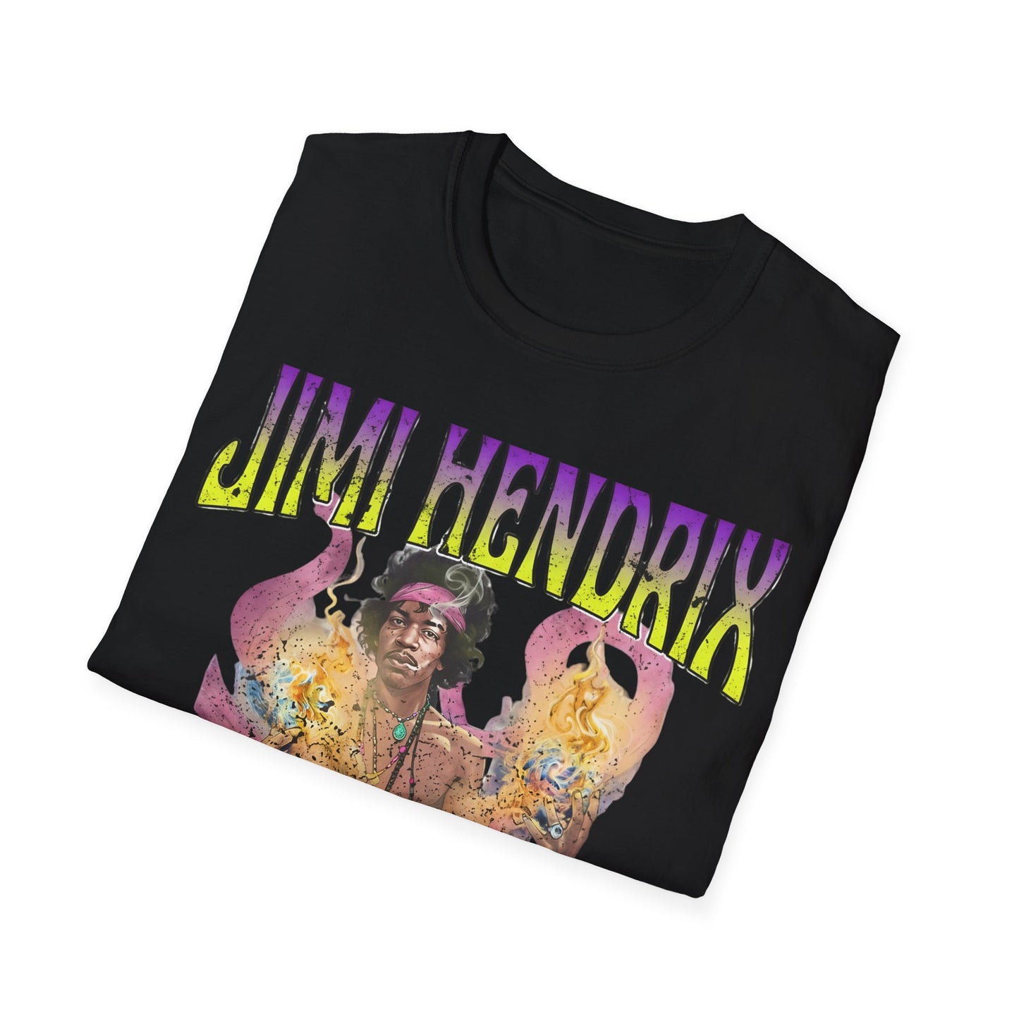 MUSIC LEGENDS HENDRIX Unisex Softstyle T-Shirt